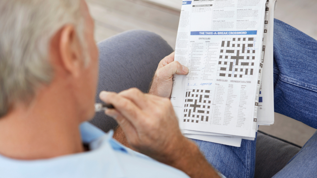 crossword improves senior mental health